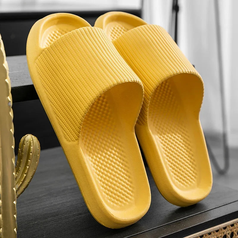 Women Summer Slippers Men Home Shoes Household Indoor Bathroom Bathing Couple EVA Slippers Sandals Slippers Anti-slip Anti-odor