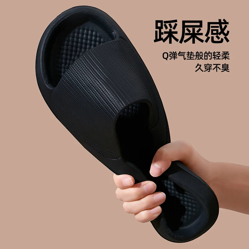 Women Summer Slippers Men Home Shoes Household Indoor Bathroom Bathing Couple EVA Slippers Sandals Slippers Anti-slip Anti-odor