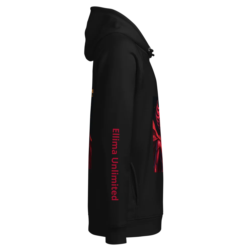 Ellima Unlimited Crimson Light Unisex Organic Side Pocket Hoodie | Stanley/Stella SASU012