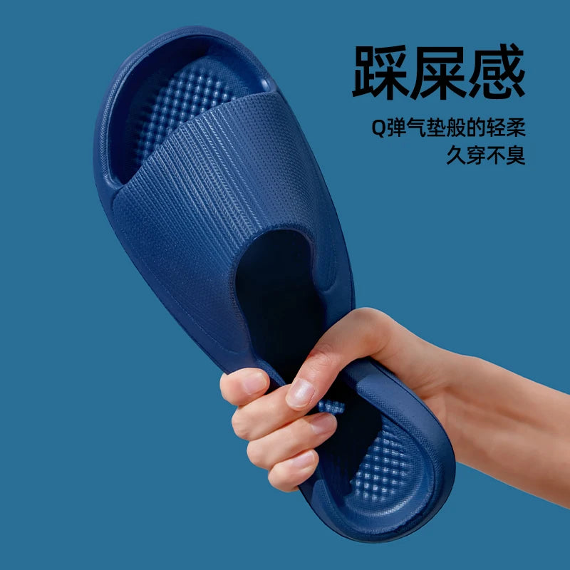 Women Summer Slippers Men Home Shoes Household Indoor Bathroom Bathing Couple EVA Slippers Sandals Slippers Anti-slip Anti-odor