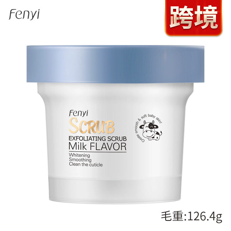 FENYI Milk Exfoliating Scrub 100g for Body Cleansing