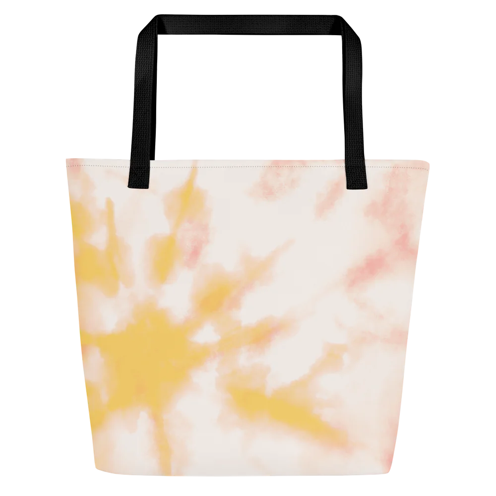 All-Over Print Large Tote Bag w/ Pocket