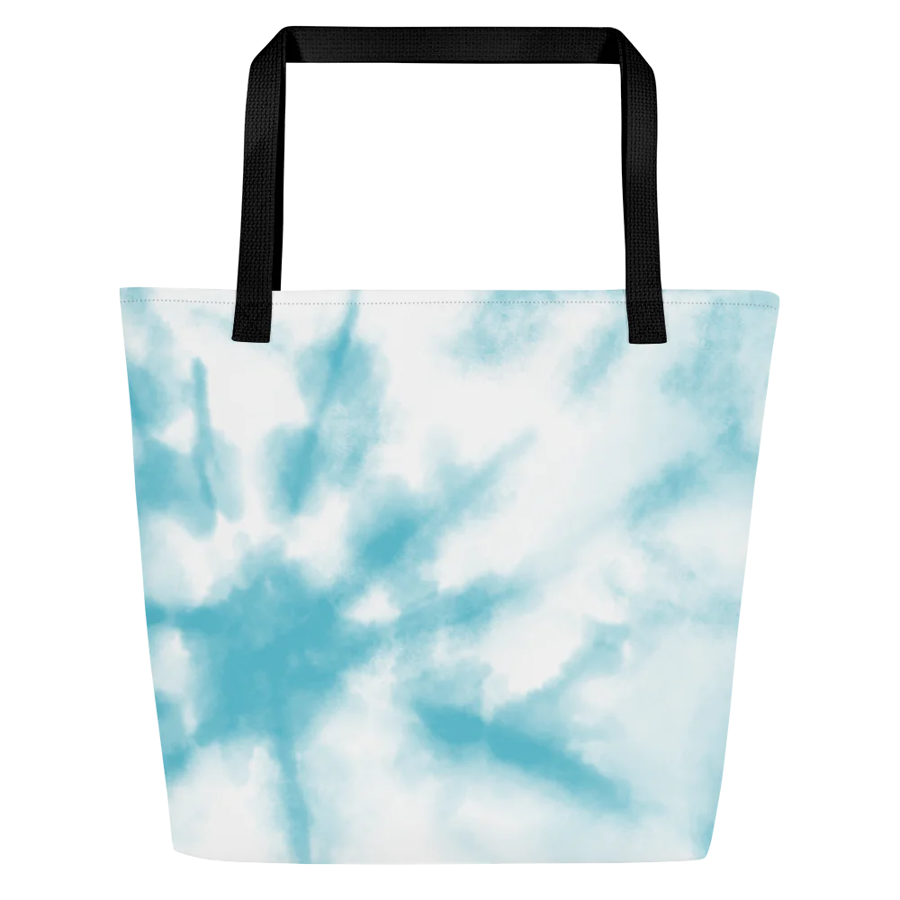 All-Over Print Large Tote Bag w/ Pocket