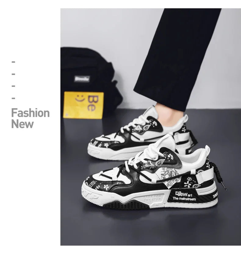 Men's Shoes 2025 New Summer All Casual Board Shoes Sports Thick Sole Increase Bread Shoes Non-slip Wear-resistant Casual Shoes