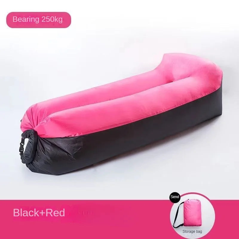 Lazy Folding Camping Inflatable Sofa - Portable Outdoor Inflatable Lounger, Comfortable Outdoor Furniture camping  air bed