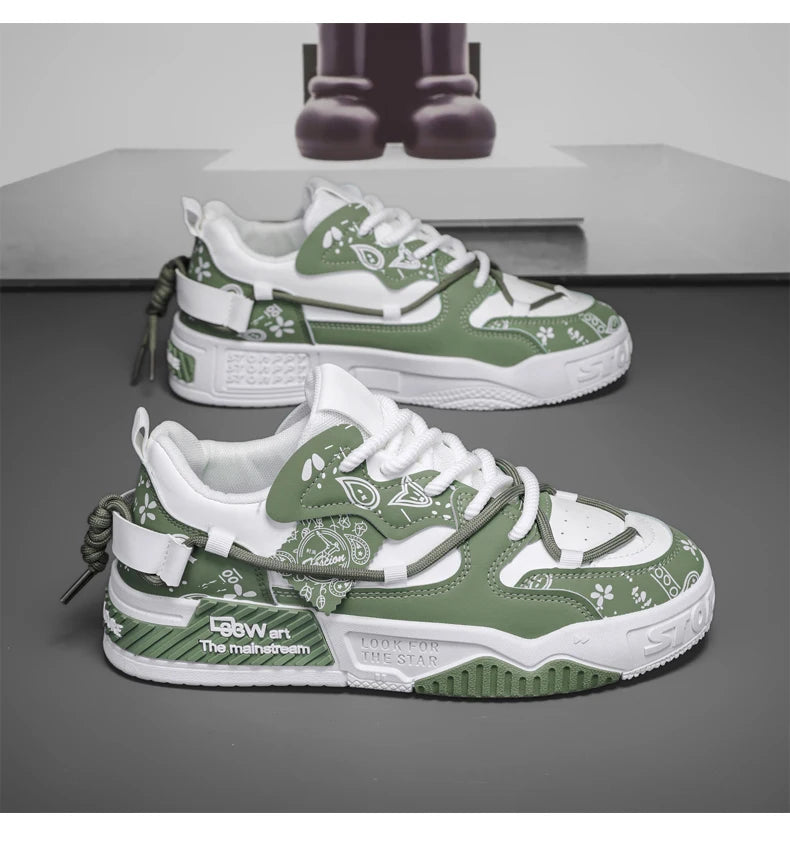 Men's Shoes 2025 New Summer All Casual Board Shoes Sports Thick Sole Increase Bread Shoes Non-slip Wear-resistant Casual Shoes