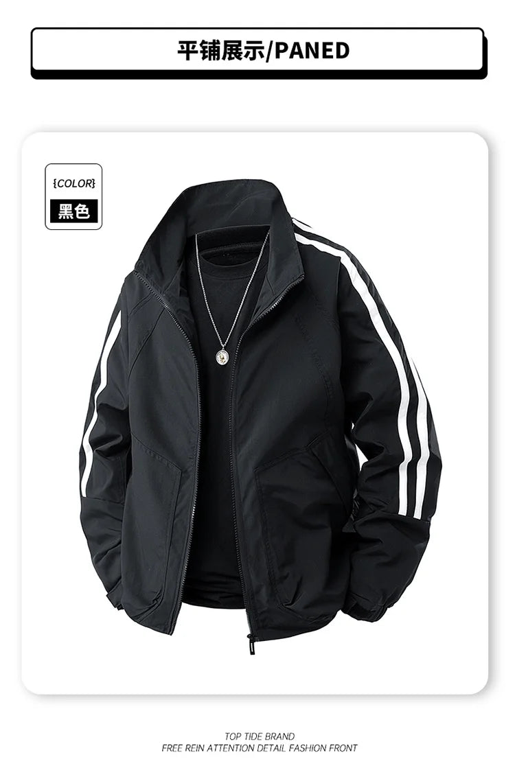 New Coat Jacket Waterproof Windproof Autumn Thin Top Fashion High Quality Versatile Korean Turn Down Collar Windbreaker Top Coat