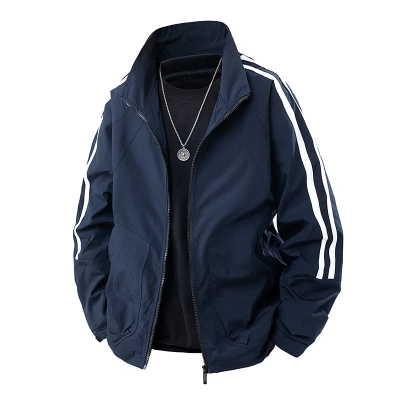 New Coat Jacket Waterproof Windproof Autumn Thin Top Fashion High Quality Versatile Korean Turn Down Collar Windbreaker Top Coat