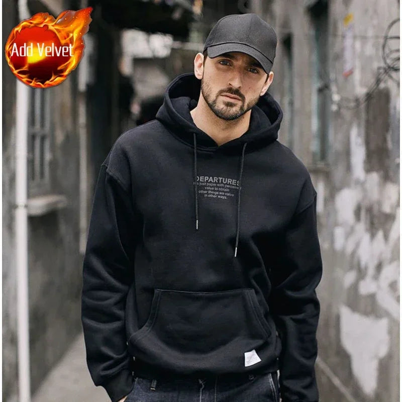 Hoodies Men's Clothing Graphic Sweatshirts for Man Solid Hooded Luxury Y2k Vintage Pastel Color Overfit Korean Style Cheap Loose