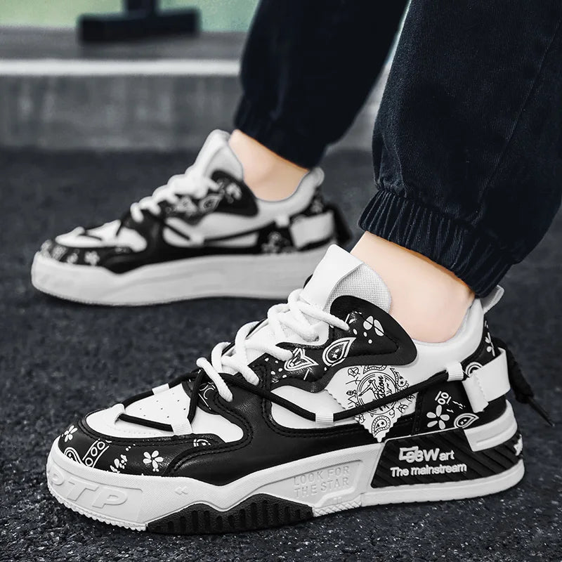 Men's Shoes 2025 New Summer All Casual Board Shoes Sports Thick Sole Increase Bread Shoes Non-slip Wear-resistant Casual Shoes