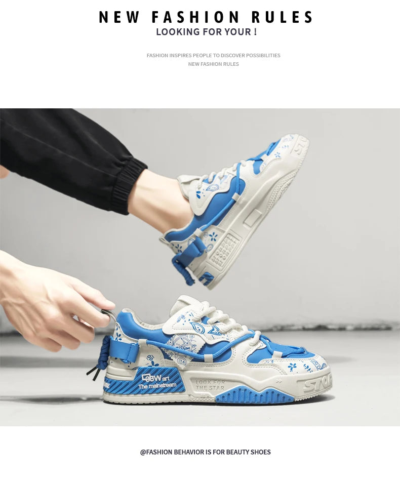 Men's Shoes 2025 New Summer All Casual Board Shoes Sports Thick Sole Increase Bread Shoes Non-slip Wear-resistant Casual Shoes