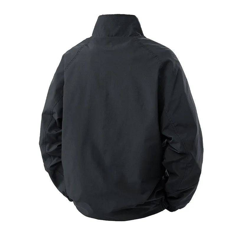 New Coat Jacket Waterproof Windproof Autumn Thin Top Fashion High Quality Versatile Korean Turn Down Collar Windbreaker Top Coat