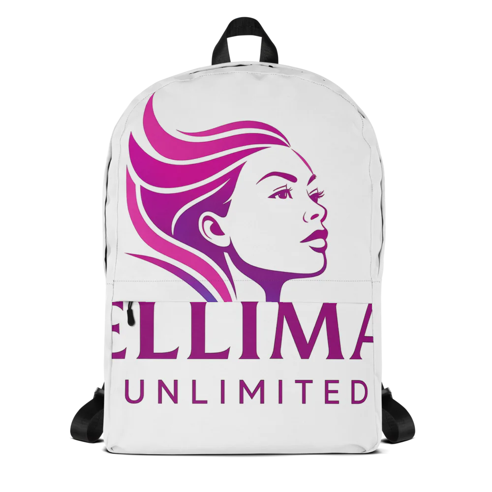Ellima Unlimited Logo All-Over Print Backpack