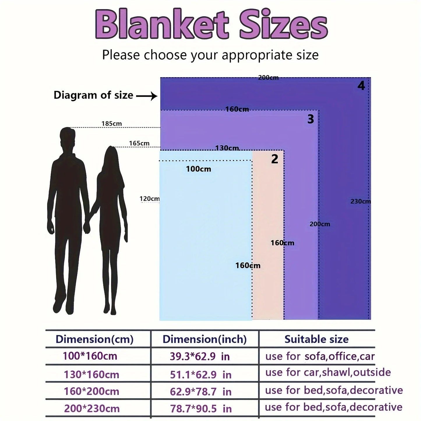 Decorate your home with this soft and comfortable plush blanket - the touch of lying on clouds