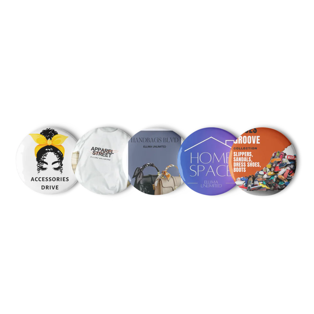 Set of Pin Buttons