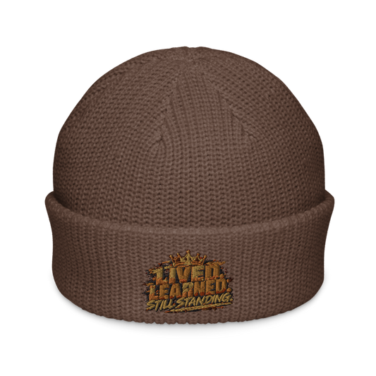 Ellima Unlimited Men's "Live Learned" Fisherman Beanie | AS Colour 1120
