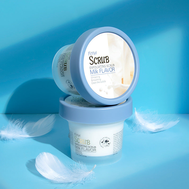 FENYI Milk Exfoliating Scrub 100g for Body Cleansing