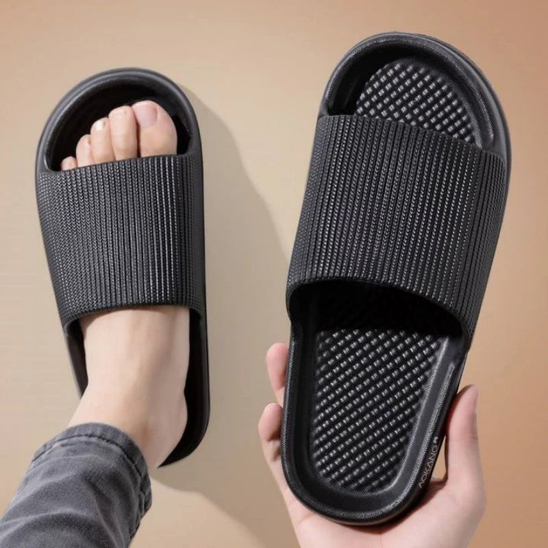 Women Summer Slippers Men Home Shoes Household Indoor Bathroom Bathing Couple EVA Slippers Sandals Slippers Anti-slip Anti-odor