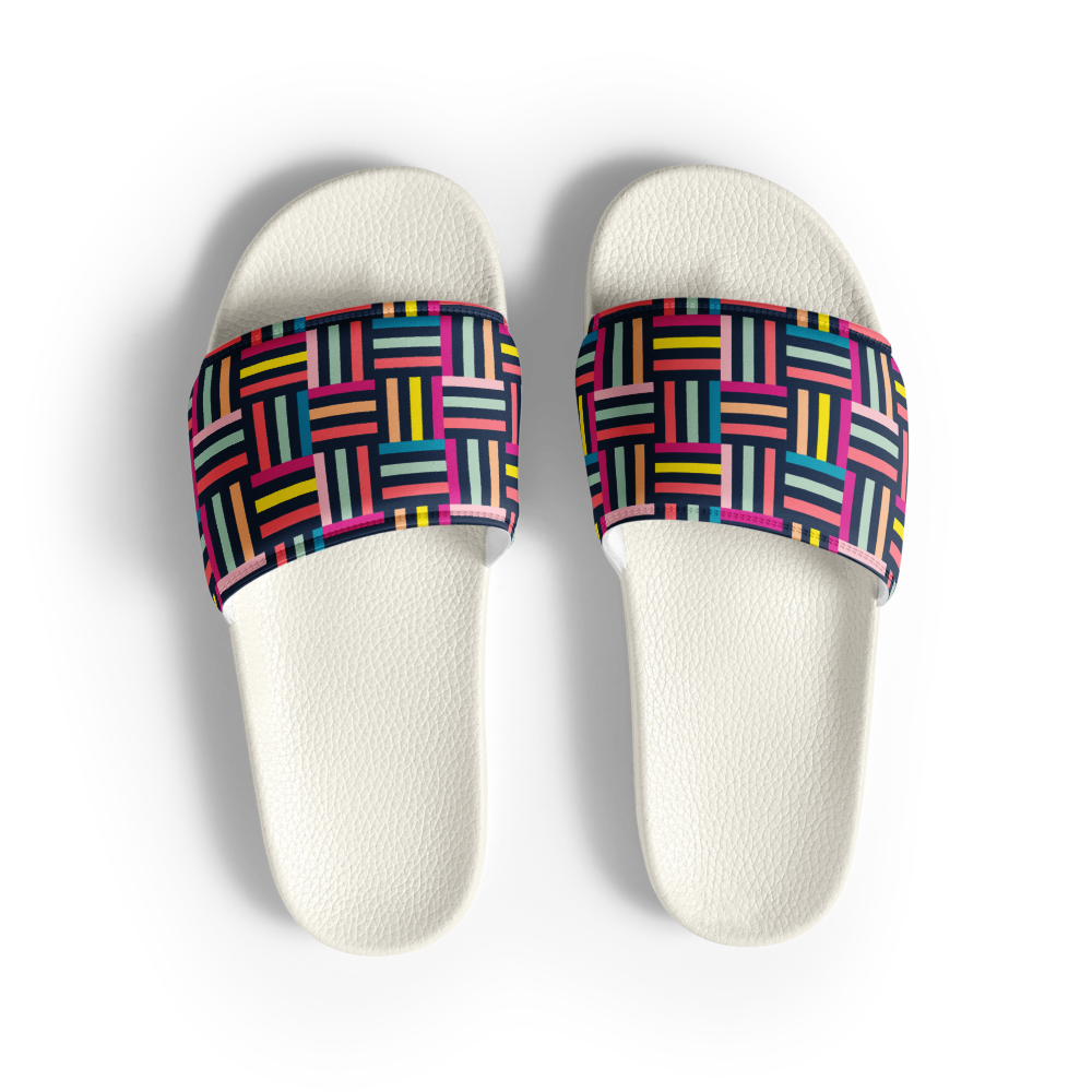 Multicolored Women's Slides