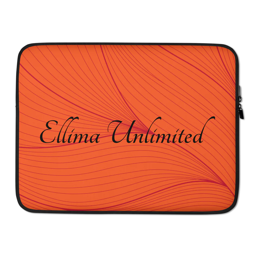 Ellima Unlimited Orange Laptop Sleeve