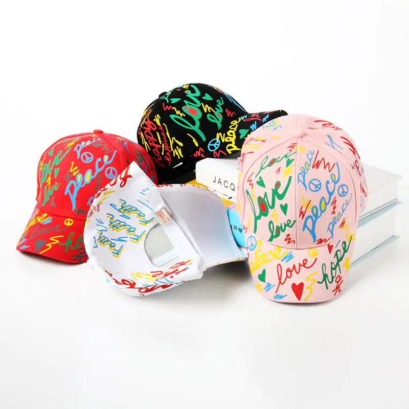 Casual Graffiti Style Baseball Cap