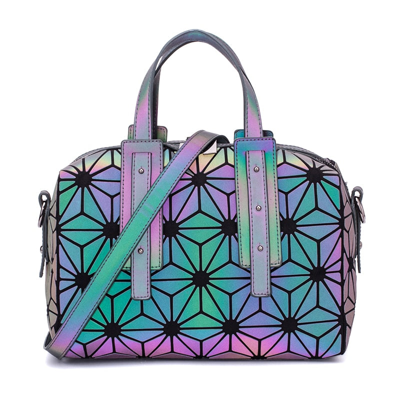 Luminous Geometric Handbags