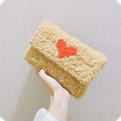 Hawang mesh grid handbag DIY material package wool handmade woven bag flat line shoulder bag Messenger bag