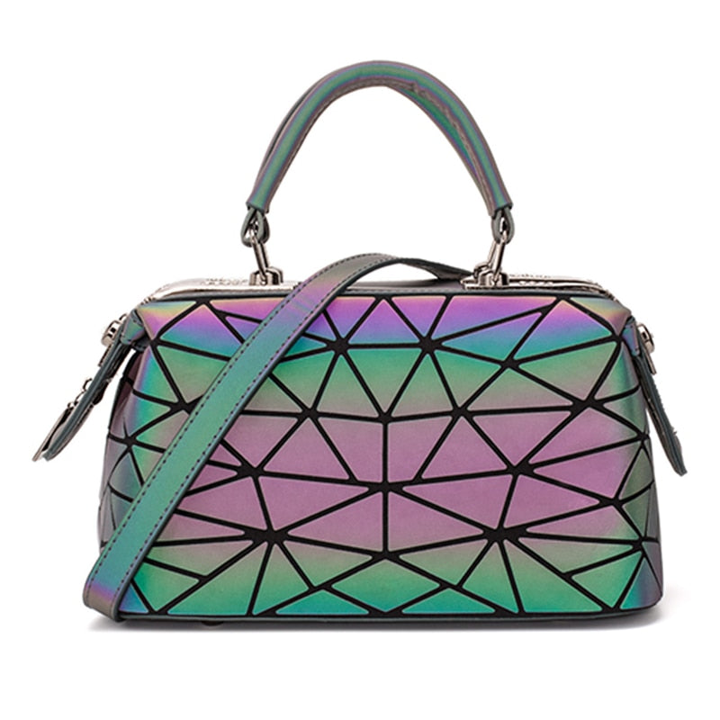 Luminous Geometric Handbags