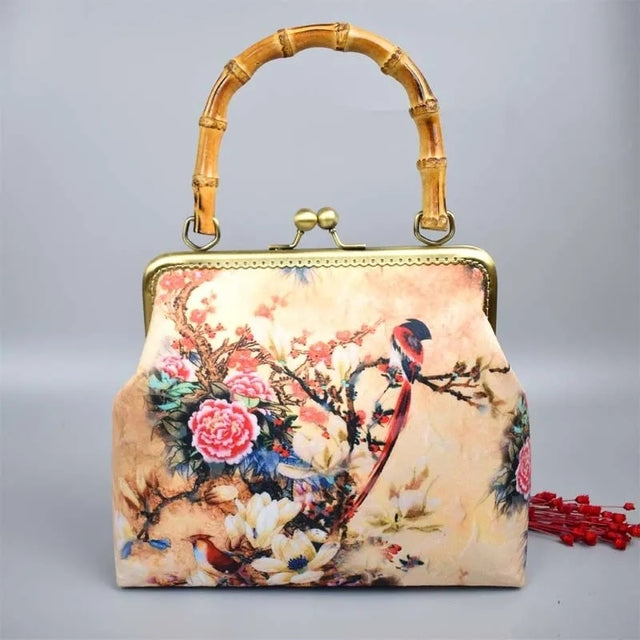 Wood Hand lock Shell Bags Vintage Designer Bag Women Shoulder Crossbody Bag Chain Tote Women's Handbags Purses free shipping