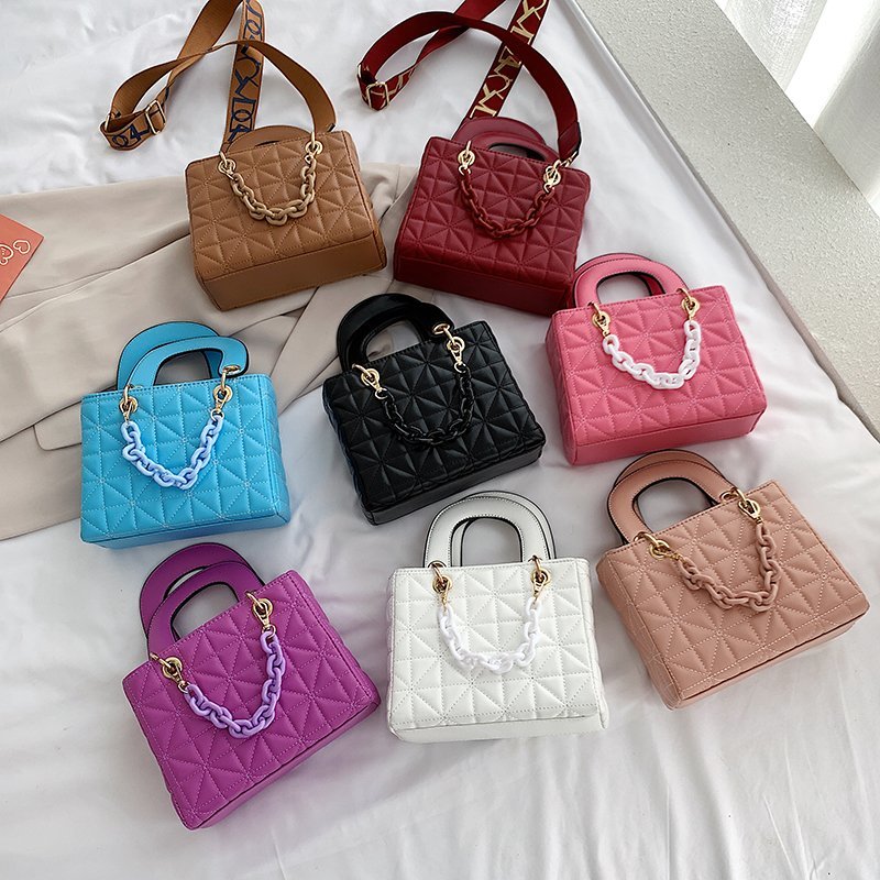Handbag Women Famous Brand Classic Quilted Design Hand Bag Women Shoulder Purse Pu Leather Shoulder Bag Female Crossbody Bag