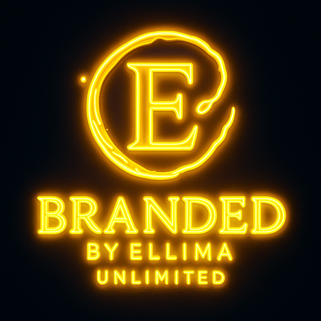 gold and black logo for b.e.u