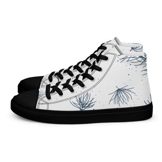 Women's Tree Needle High Top Canvas Shoes