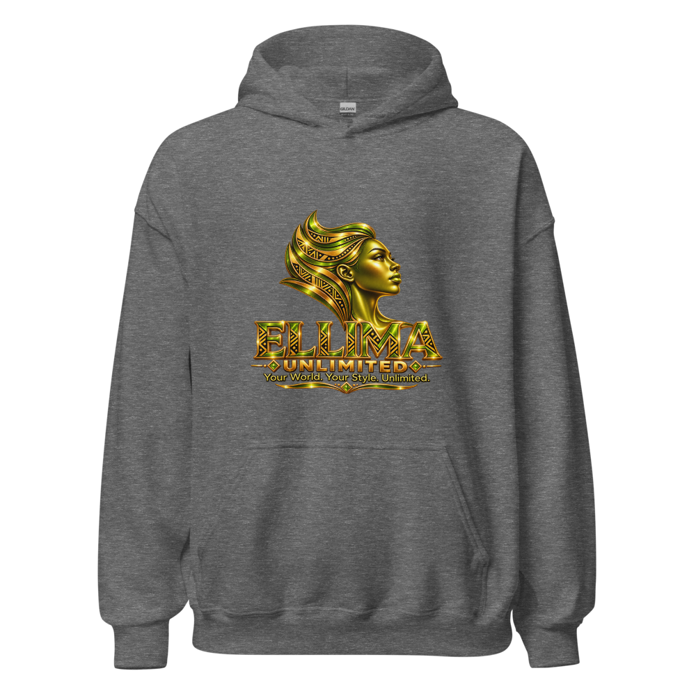 Ellima Unlimited Peridot Logo Unisex Heavy Blend Hoodie | Gildan 18500