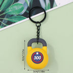 3D Kettlebell Keychain Fitness Enthusiasts PVC Sports keychain Car Keychain Creative Accessories