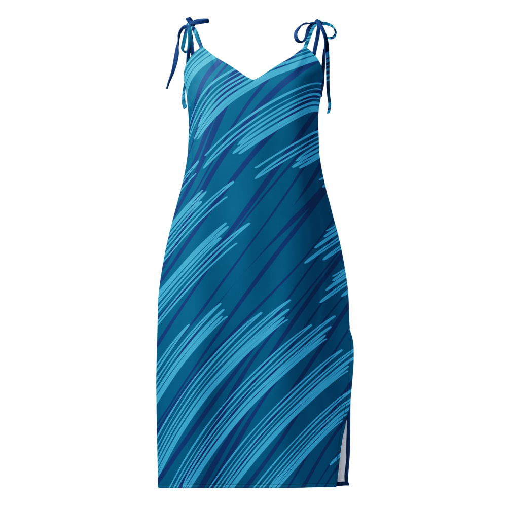 All-Over Print Slip Dress