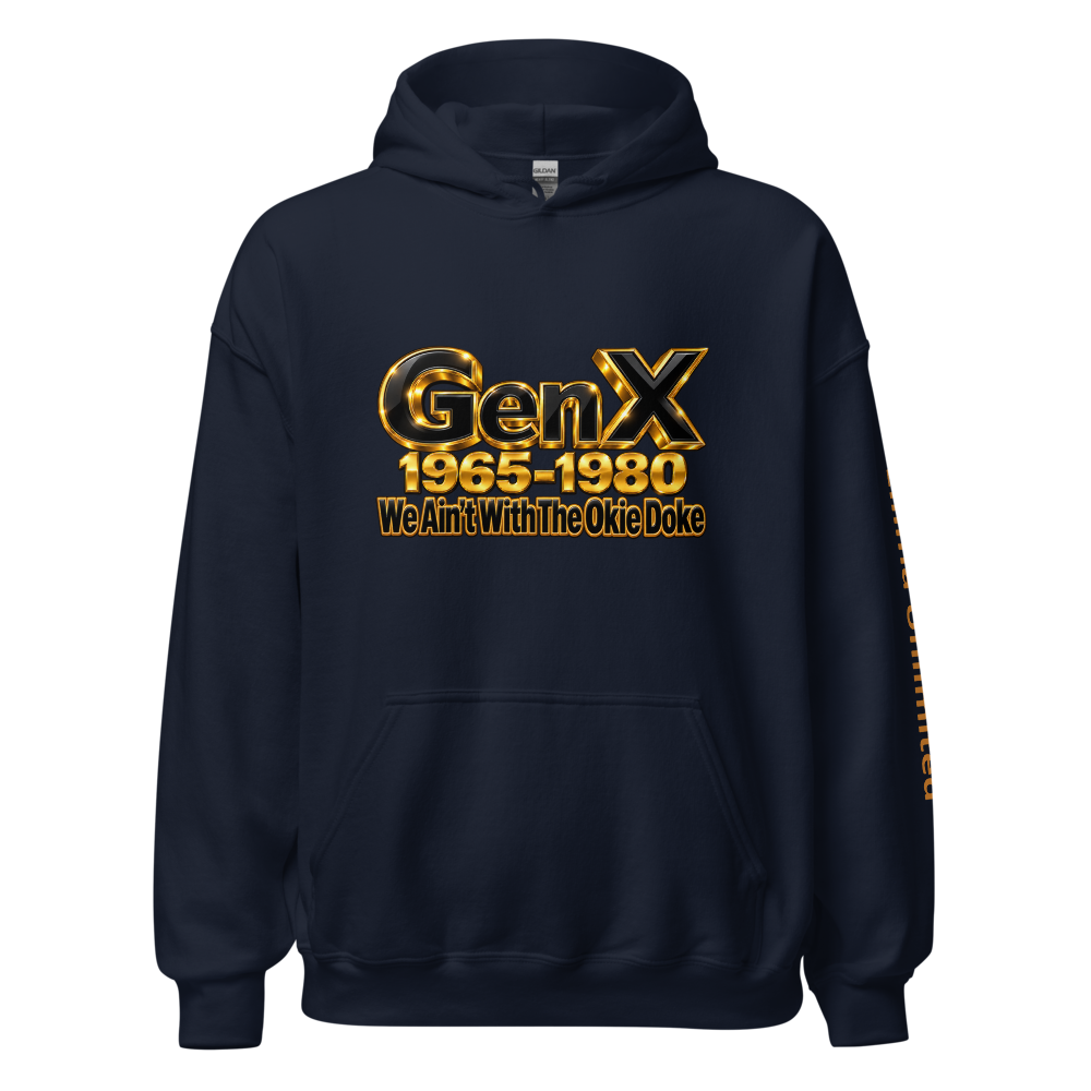 Ellima Unlimited GenX Gold Okie Doke Unisex Heavy Blend Hoodie | Gildan 18500