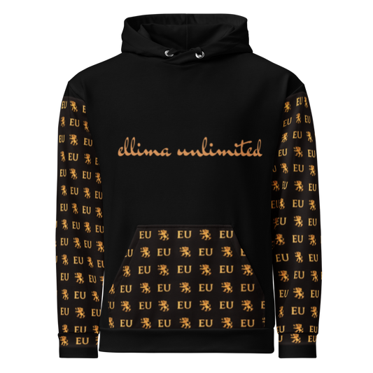 EU All-Over Print Recycled Unisex Hoodie