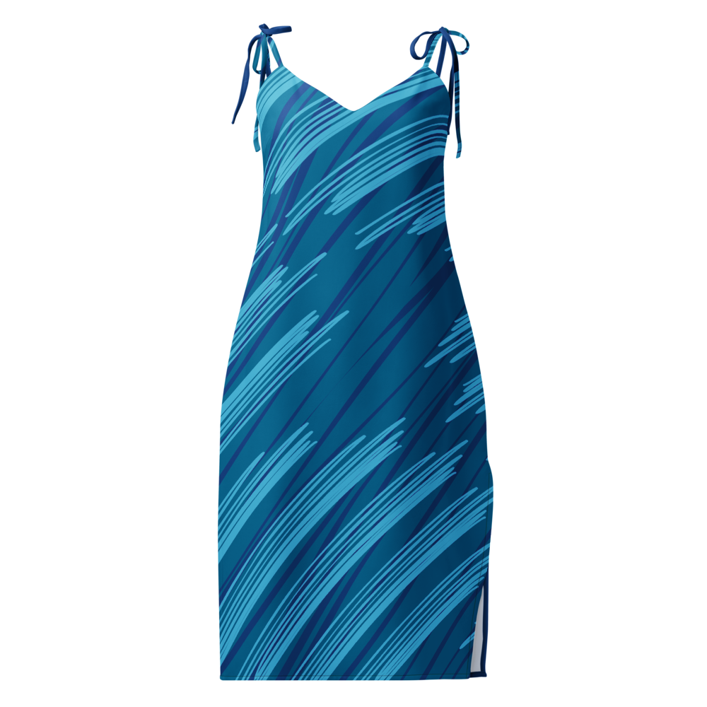 All-Over Print Slip Dress