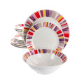Gibson Home Orleans 12 Piece Ceramic Dinnerware Set