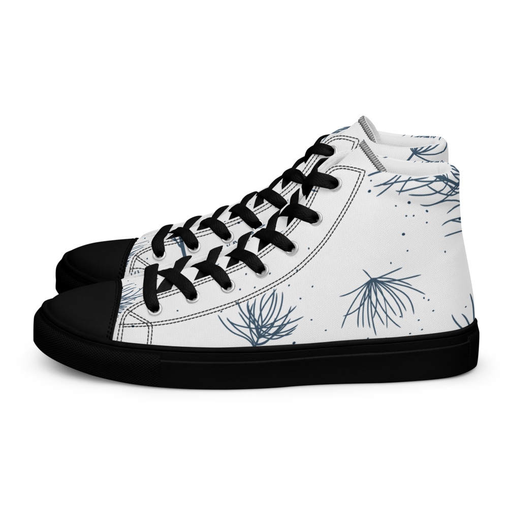 Women's Tree Needle High Top Canvas Shoes