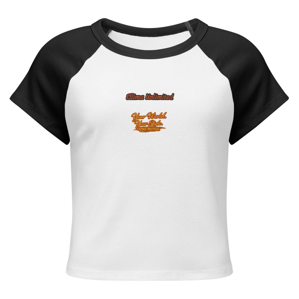 Women's Micro Rib Raglan Baby Tee | Bella + Canvas 1201
