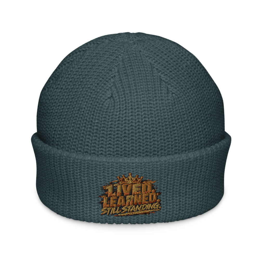 Ellima Unlimited Men's "Live Learned" Fisherman Beanie | AS Colour 1120