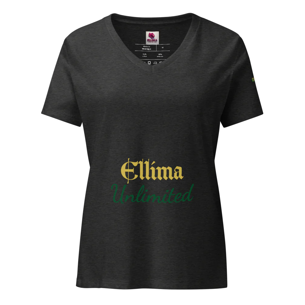 Women's Relaxed V-Neck T-Shirt | Bella Canvas 6405CVC