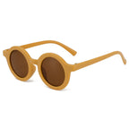 Children's sunglasses, inset style  round frame, 1-7 year old baby sunglasses, sun shading, sun protection