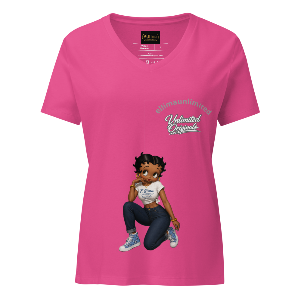 Ladies' Soft V-Neck Tee | Bella Canvas Comfort