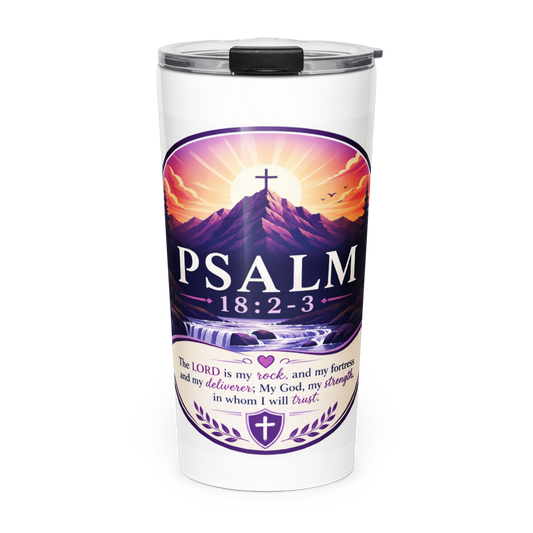 Psalm Tapered Stainless Steel Tumbler 20 oz
