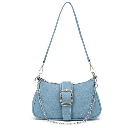 Women's High-End Canvas Chain Crossbody Bag