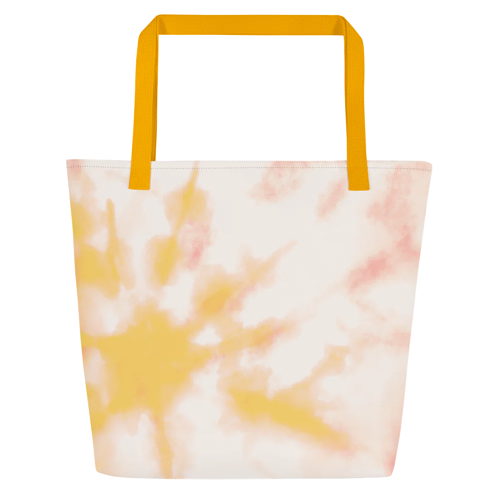 All-Over Print Large Tote Bag w/ Pocket