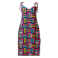 All-Over Print Slip Dress