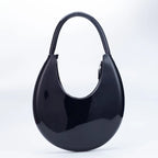Fashion Silica Gel Jelly Crescent Bags For Women Luxury Designer Handbags Purses 2024 New In Top Handle Small Underarm Shoulder